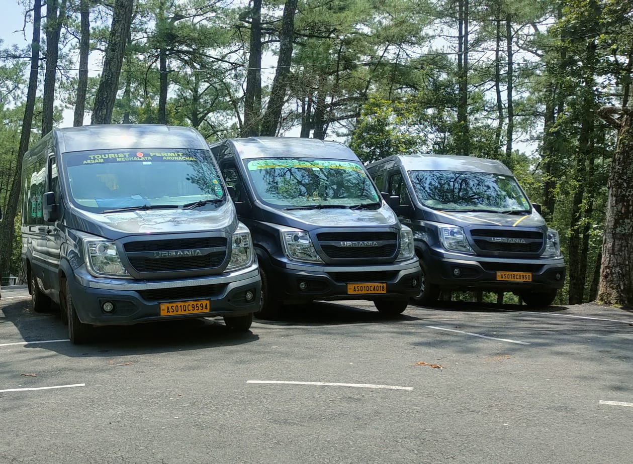 FuFu Gadi fleet — ready for Meghalaya and Assam trips